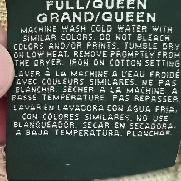 RALPH LAUREN Northern Cape Tapestry Rug Style Cotton Bed Duvet bedding set - Picture 11 of 15